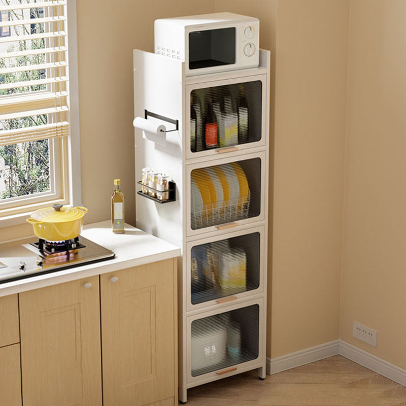 Closed Bookshelf Modern Metal Bookshelf Home Living Room Bookcase with Doors