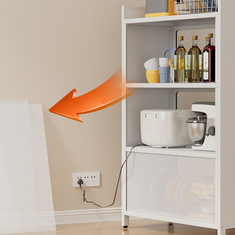 Closed Bookshelf Modern Metal Bookshelf Home Living Room Bookcase with Doors