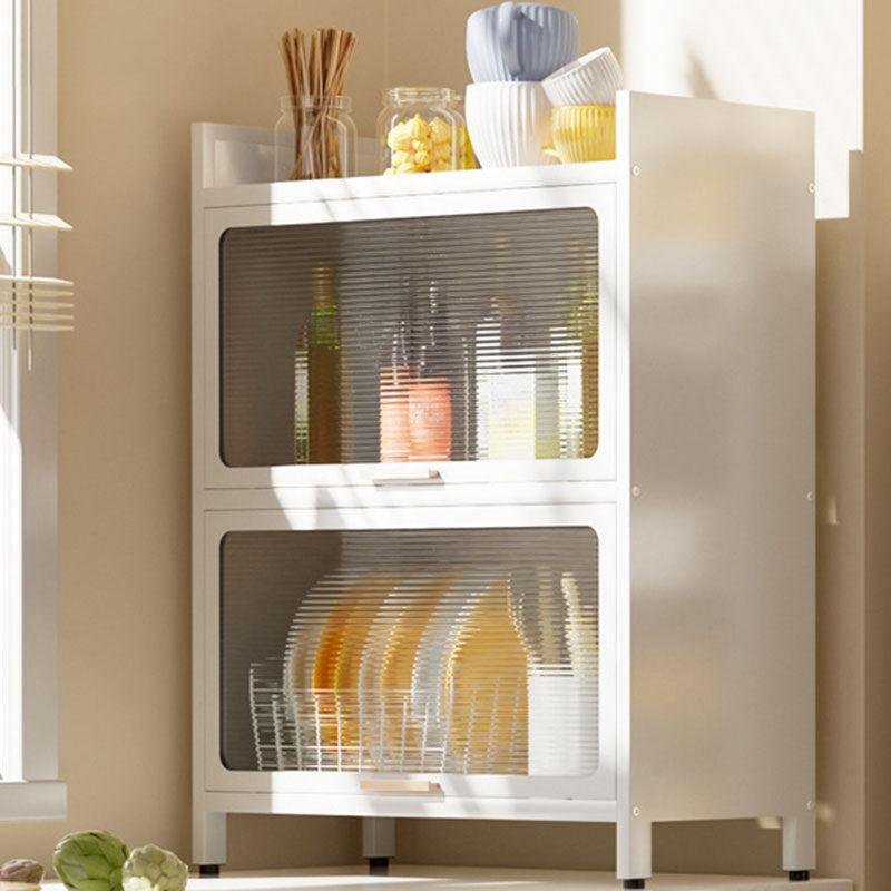 Closed Bookshelf Modern Metal Bookshelf Home Living Room Bookcase with Doors