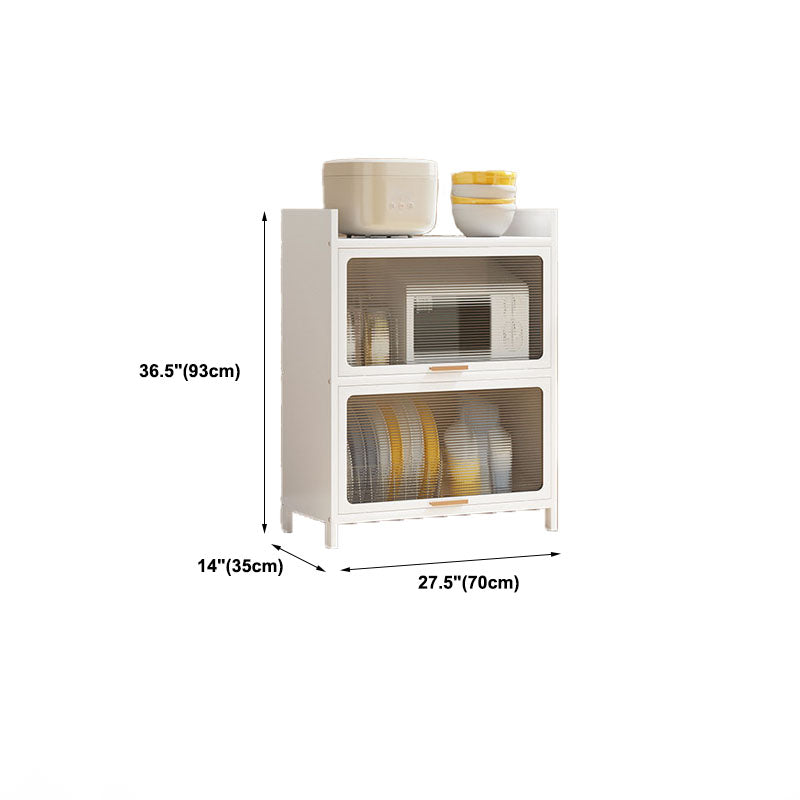 Closed Bookshelf Modern Metal Bookshelf Home Living Room Bookcase with Doors