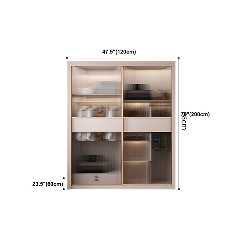 Sliding Wardrobe Closet With Drawer Contemporary Wardrobe Armoire