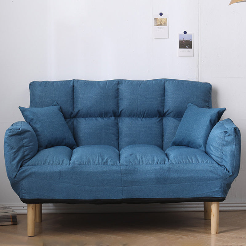 Contemporary Biscuit Back Square Arm Linen with Storage Seating
