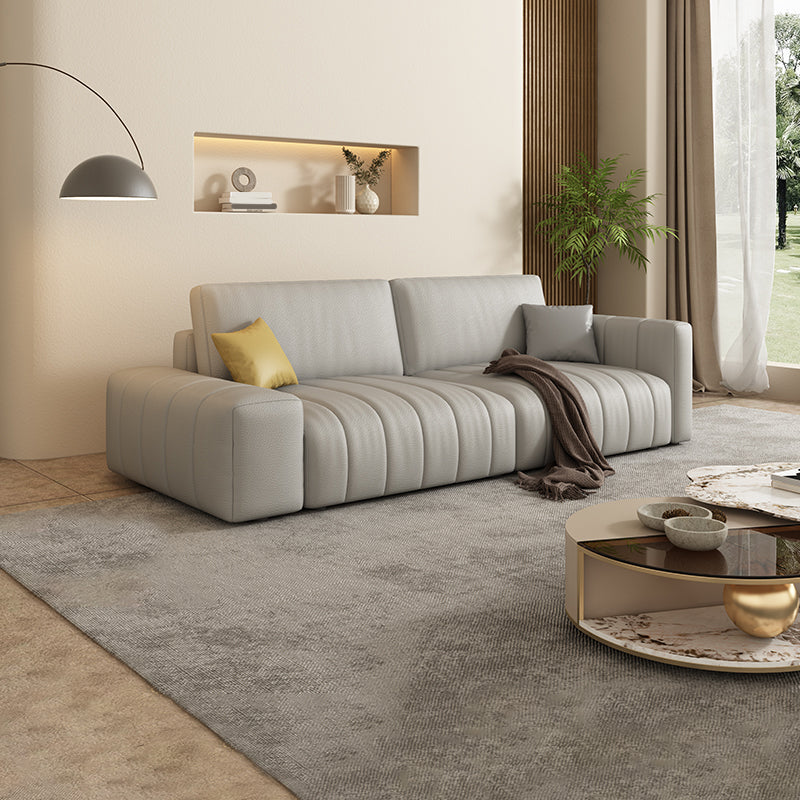 Scandinavian Stain-Resistant for Living Room Square Arm Sofa & Chaise