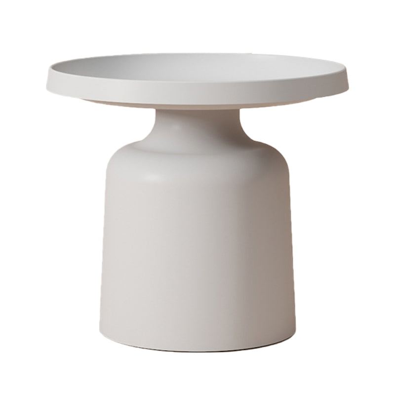 Metal Minimalist Cocktail Table Round Coffee Table for Living Room