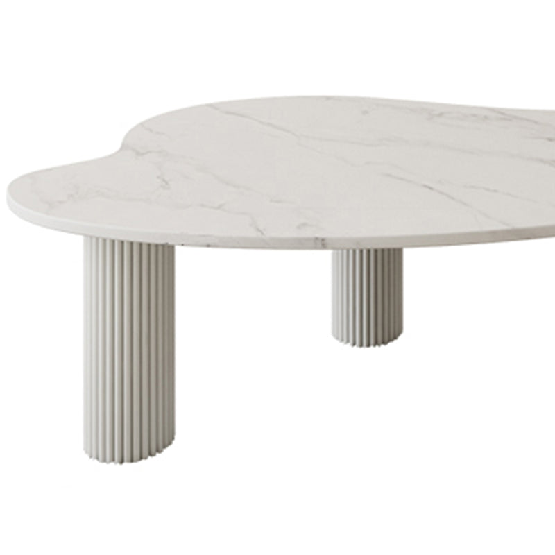 3 Legs Coffee Table Minimalist Slate Coffee Table for Living Room