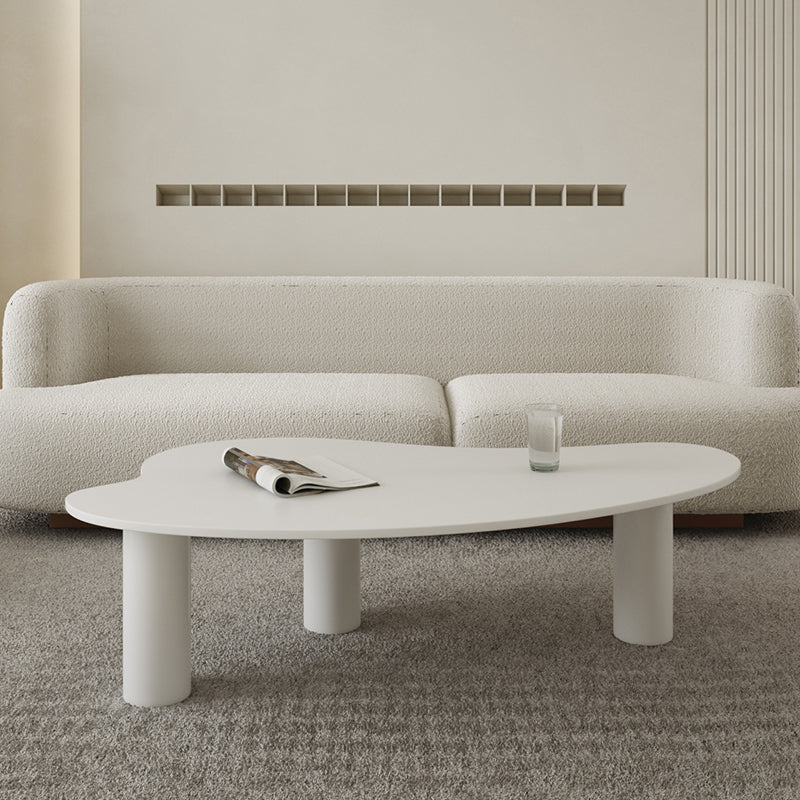 3 Legs Coffee Table Minimalist Slate Coffee Table for Living Room