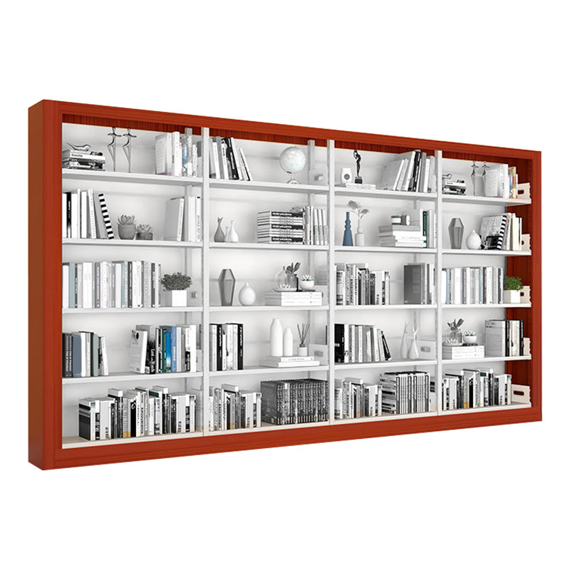 Open Bookshelf Modern Minimalist Iron Bookcase Home Floor Bookcase Steel Storage Rack