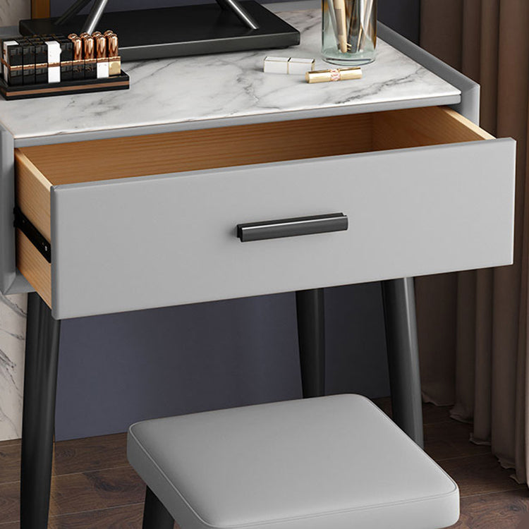 Contemporary Wooden Makeup Vanity Desk 1 Drawer Vanity Dressing Table
