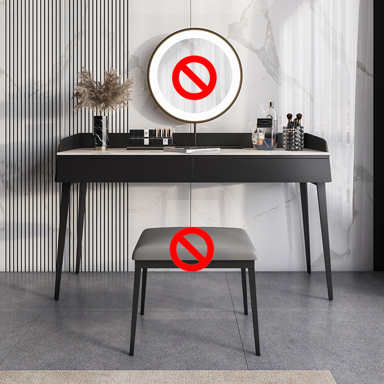 2-Drawer Make-up Vanity Contemporary Makeup Vanity Desk Table