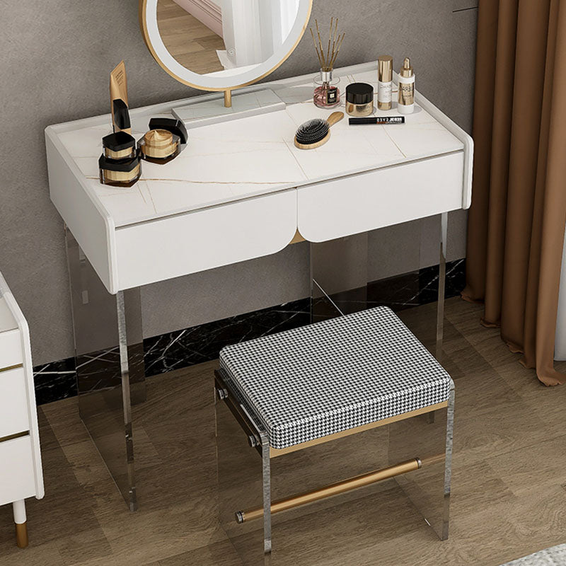 Contemporary 3 Drawer Makeup Vanity Set Black Vanity Dressing Table