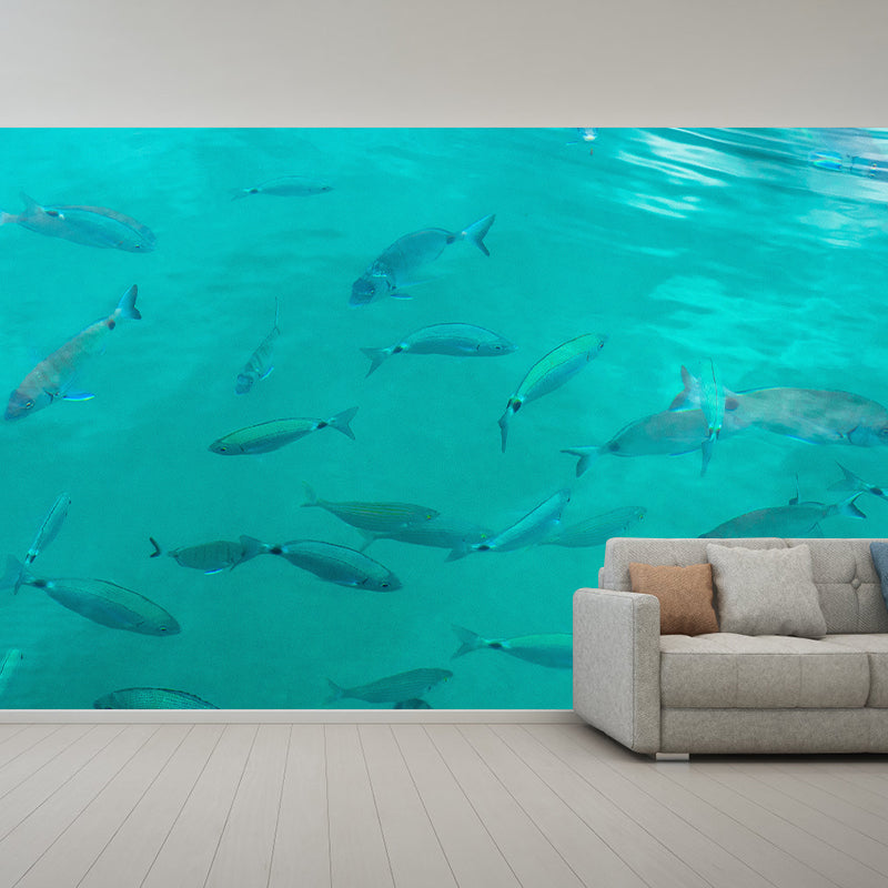 Attractive Wall Mural Seabed Patterned Living Room Wall Mural