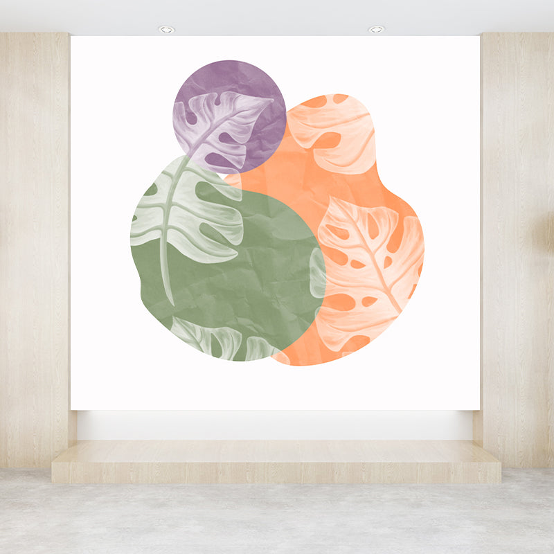 Illustration Mildew Resistant Mural Wallpaper Plants Print Indoor Wall Mural