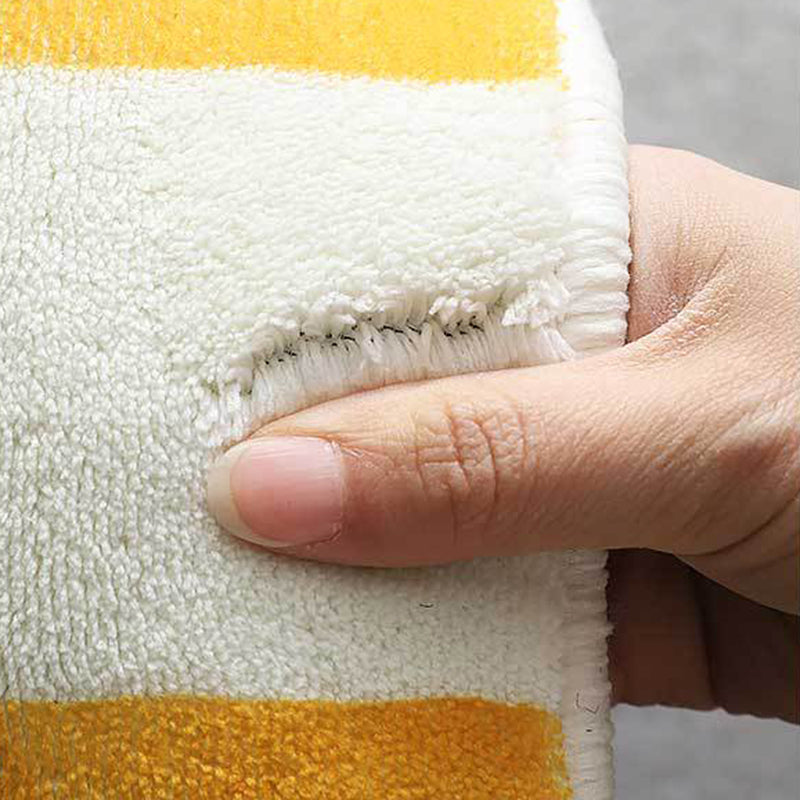 Funky Checkered Print Rug Polyester Indoor Rug Stain Resistant Carpet for Living Room