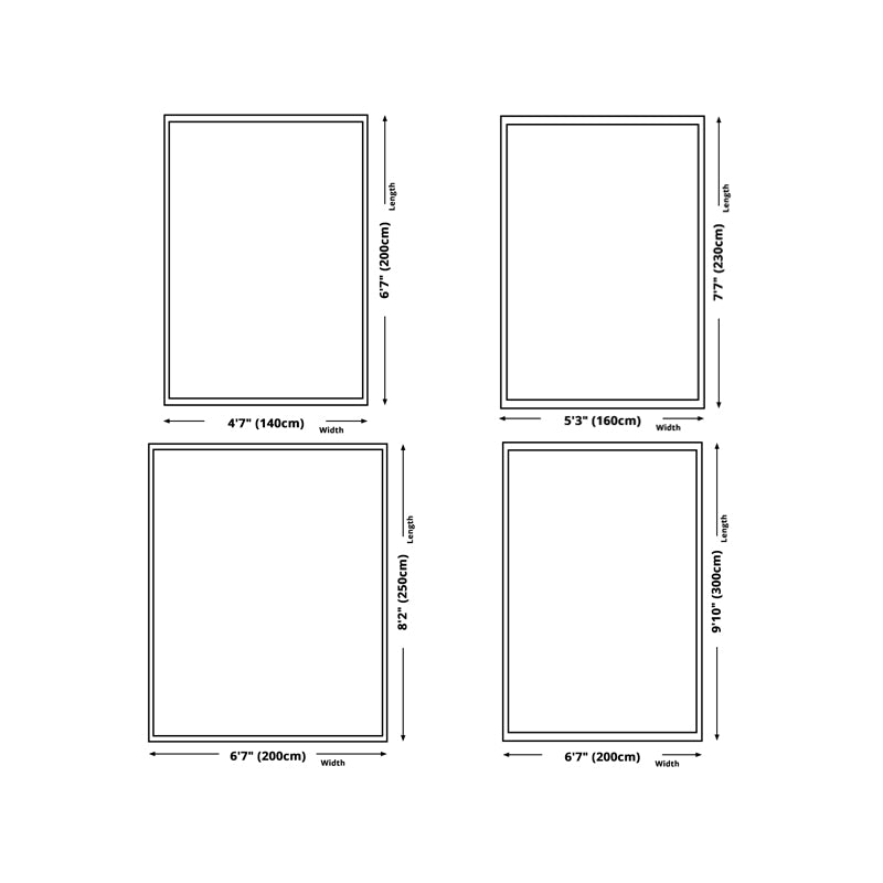 Funky Checkered Print Rug Polyester Indoor Rug Stain Resistant Carpet for Living Room