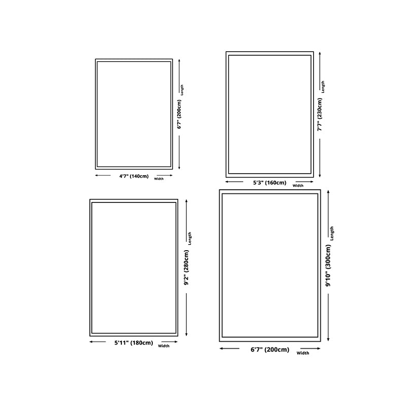 Minimalist Rug Abstract Pattern Modern Rug Polyester Stain Resistant Indoor Area Rug