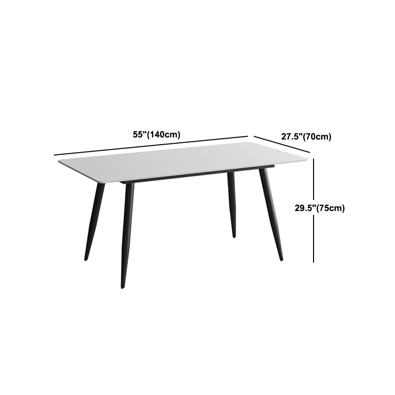 Modern 1/2/4/5/7 Pieces Dining Set Rectangle Stone Dining Table for Dining Room Kitchen