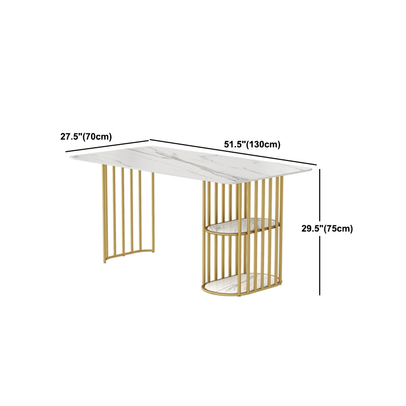 Nordic 1/2/4/5 Pieces Dining Set Rectangle Stone Dining Table for Dining Room
