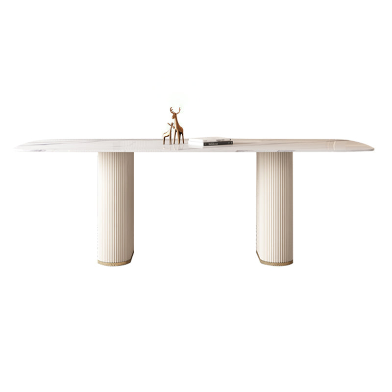 Nordic 1/4/5/7 Pieces Dining Set Stone Wood Dining Table for Dining Room