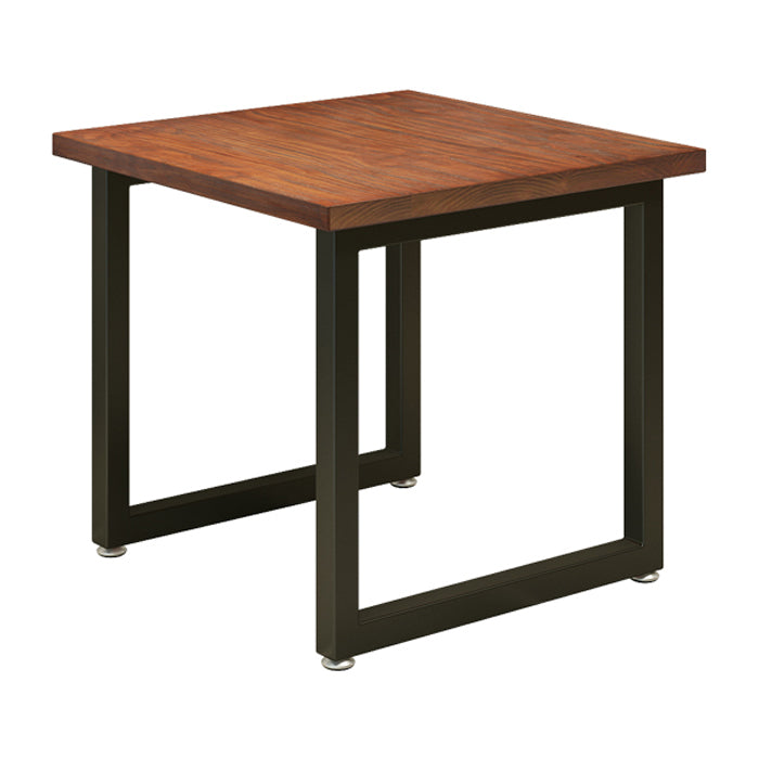 Industrial Square Dining Room Table Solid Wood Dining Site Table