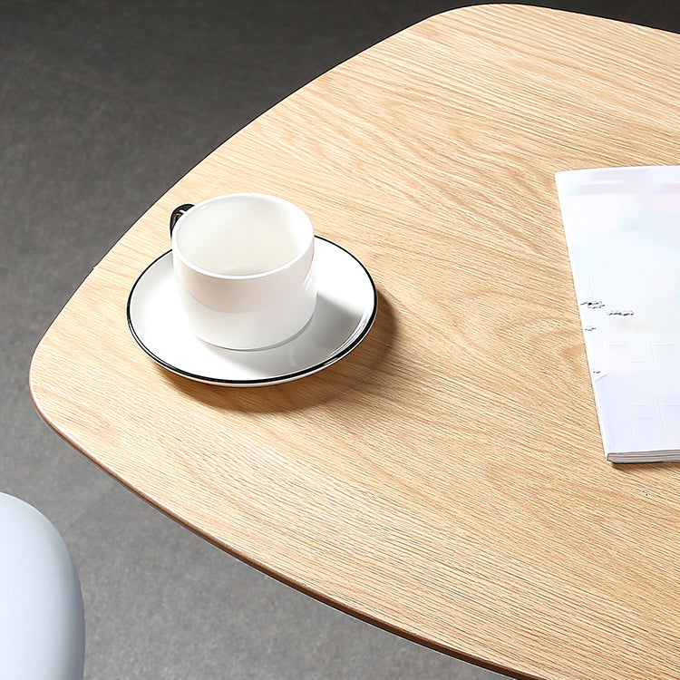 Metal Industrial Dining Table Manufactured Wood Top Table with Pedestal Base