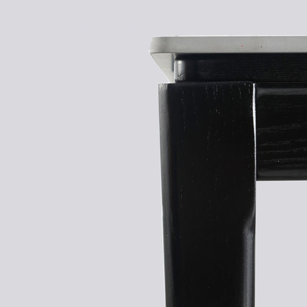 Midcentury Style Furniture Rectangle Dining Table with Solid Wood Legs