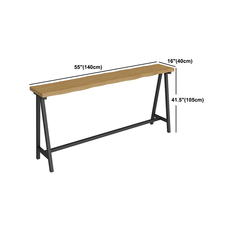 Modern Rectangle Pub Dining Set 1/2/4/7 Pieces Trestle Indoor Counter Height Set