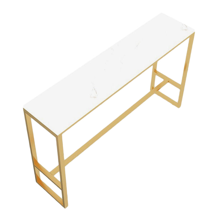 Glam 1/4/9 Pieces Bar Table Set Rectangle Counter Table with Stools for Milk Tea Shop