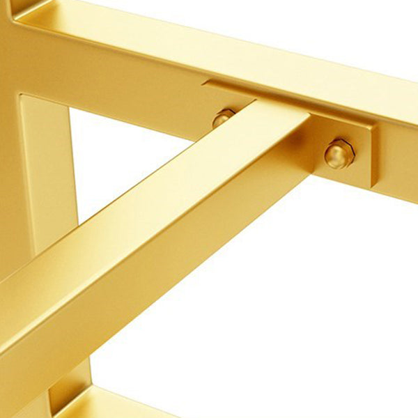 Glam 1/4/9 Pieces Bar Table Set Rectangle Counter Table with Stools for Milk Tea Shop