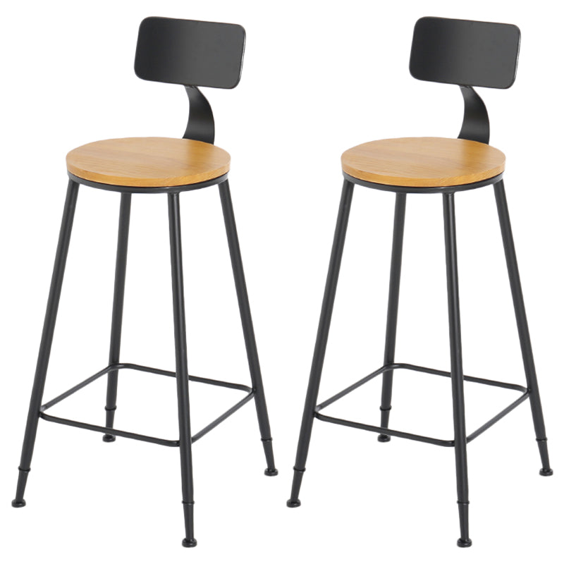 Industrial Footrest Table and Stool Set 1/2/9 Pieces Coffee Shop Bar Table Set