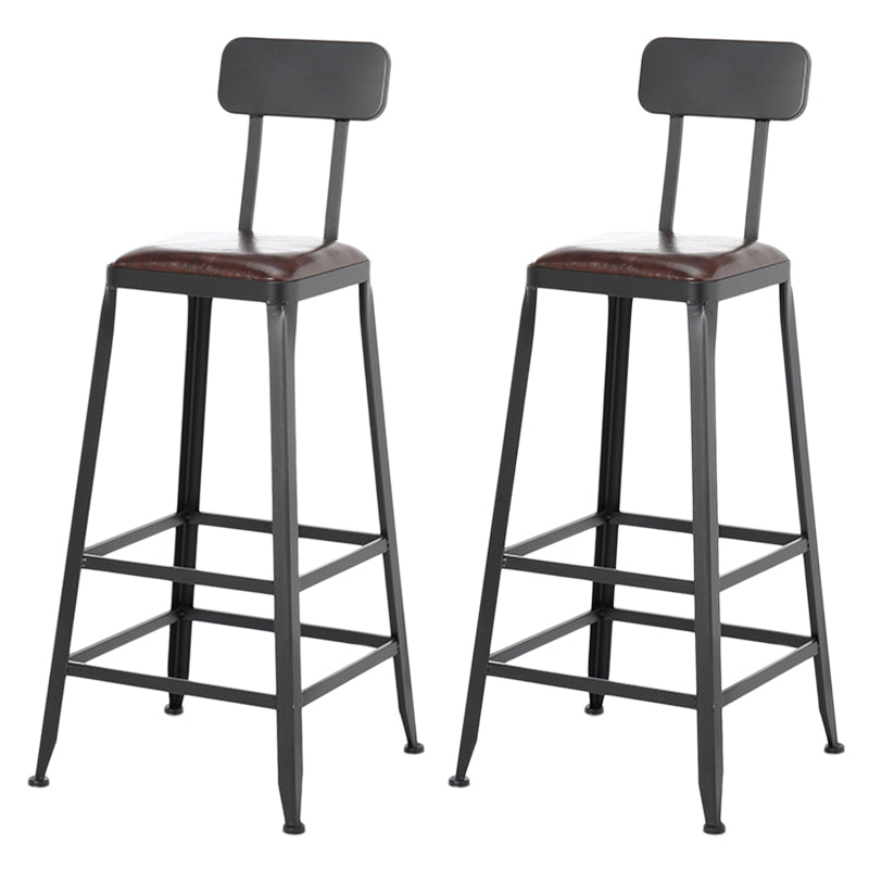 Industrial Footrest Table and Stool Set 1/2/9 Pieces Coffee Shop Bar Table Set