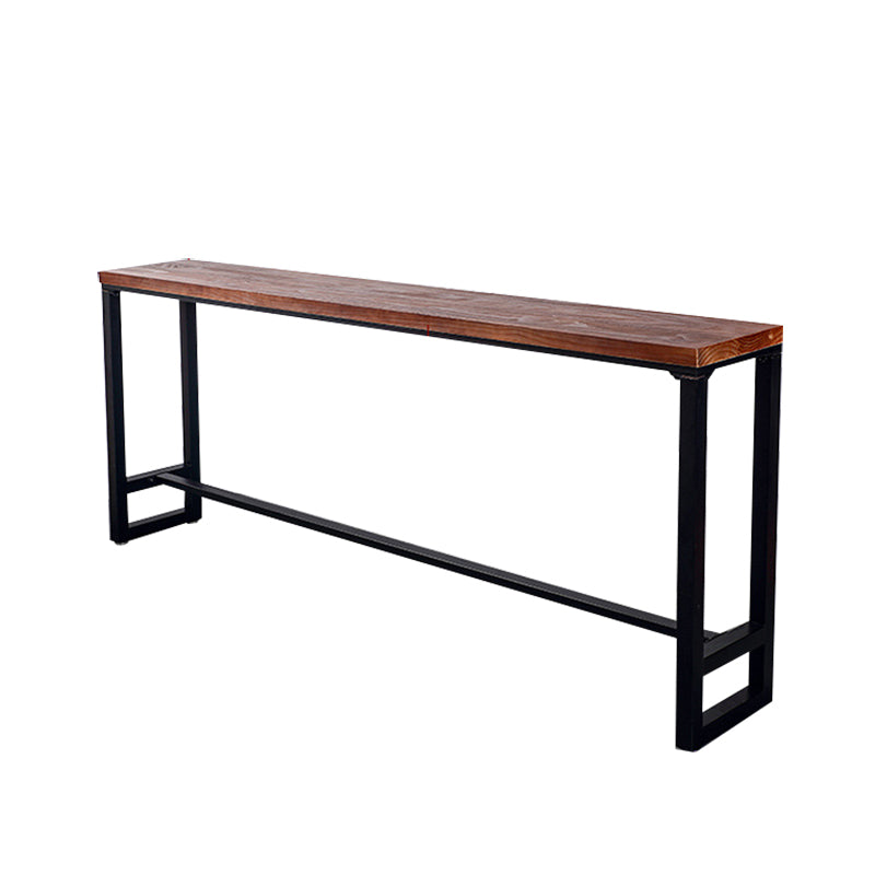 Industrial 1/2/6/11 Pieces Bar Stool and Table Set Rectangle Wood Counter Height Set