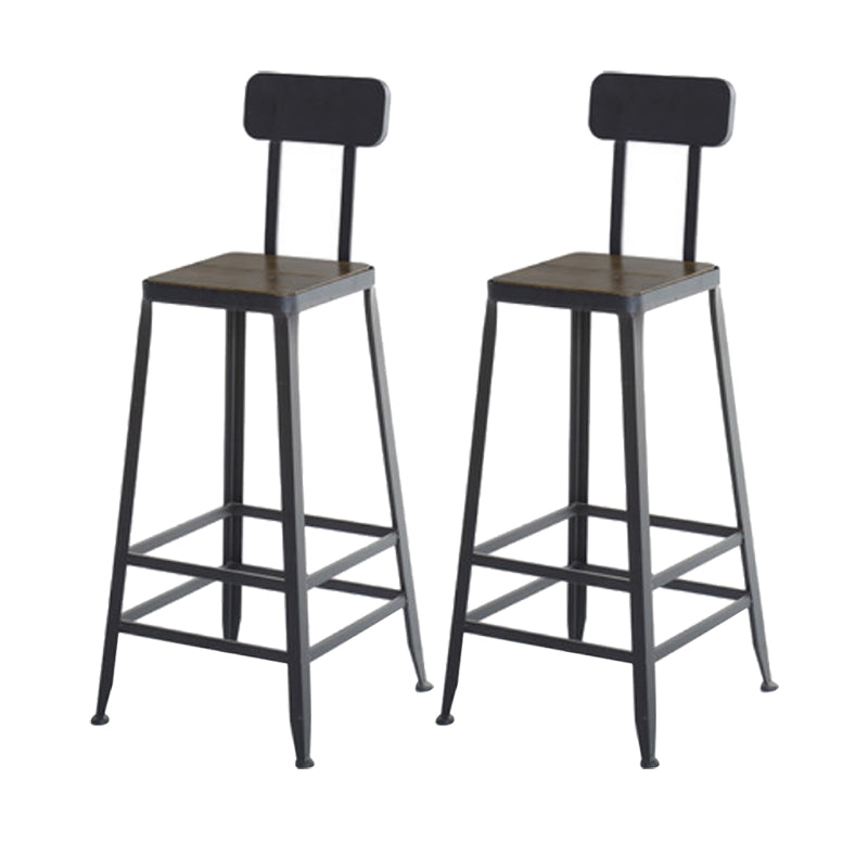 Industrial 1/2/6/11 Pieces Bar Stool and Table Set Rectangle Wood Counter Height Set