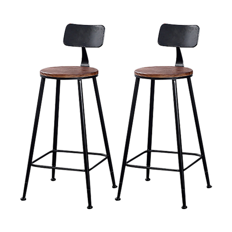 Industrial 1/2/6/11 Pieces Bar Stool and Table Set Rectangle Wood Counter Height Set