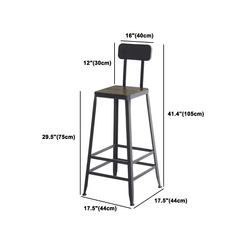 Industrial 1/2/6/11 Pieces Bar Stool and Table Set Rectangle Wood Counter Height Set