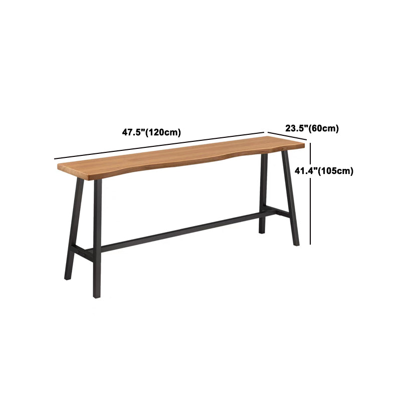 Luxurious Solid Wood Bar Table Set 1/4/5/9 Pieces Counter Table with Backless Stools