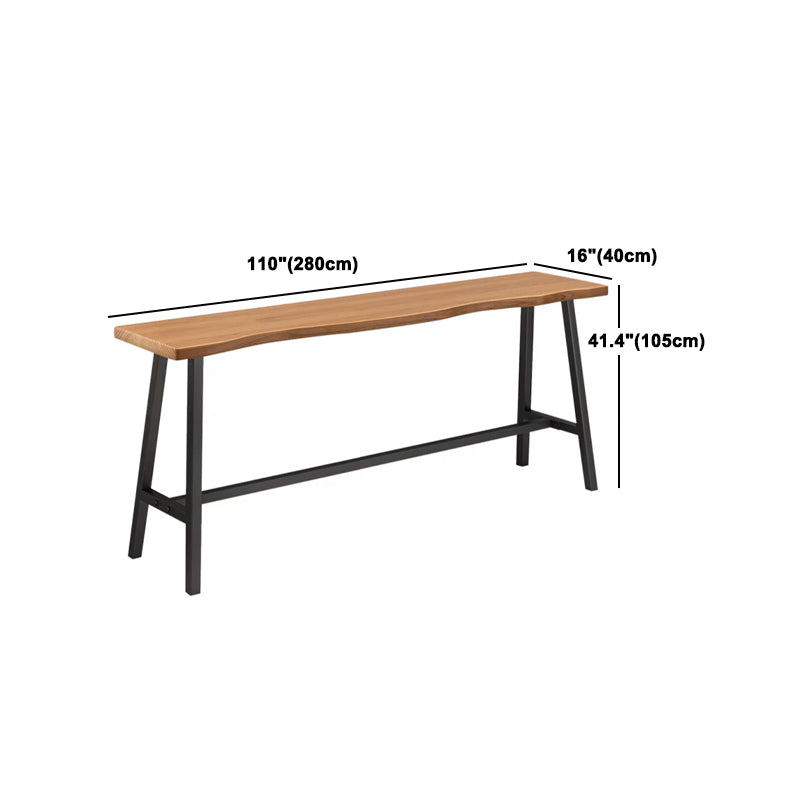 Luxurious Solid Wood Bar Table Set 1/4/5/9 Pieces Counter Table with Backless Stools