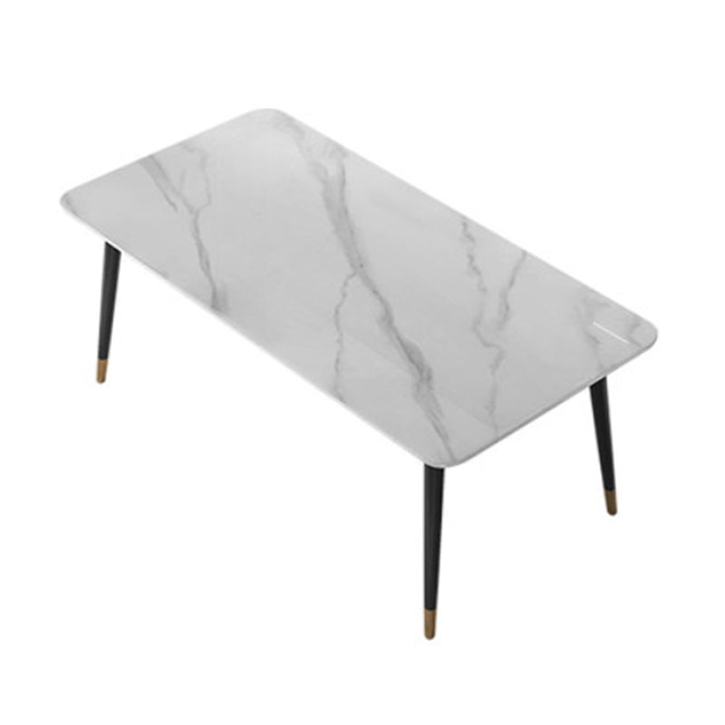 Modern 1/2/5/7 Pieces Dining Set Rectangle Stone Dining Table for Kitchen Dining Room