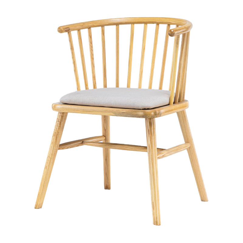 Modern Solid Wood Arm Chair Windsor Side Chair for Dining Room