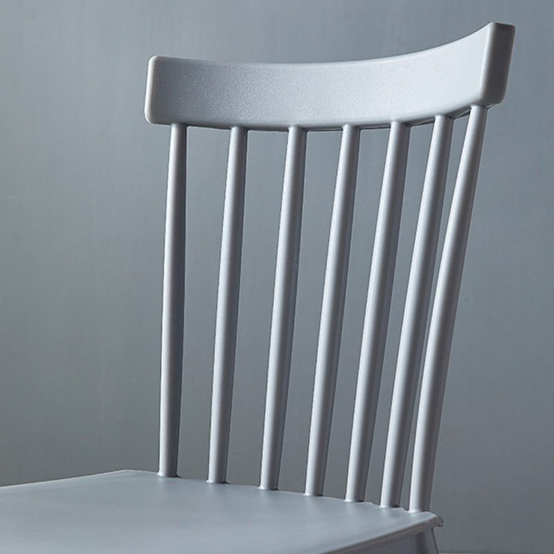 Contemporary Wood Indoor-Outdoor Room Side Chair Slat Back Chair
