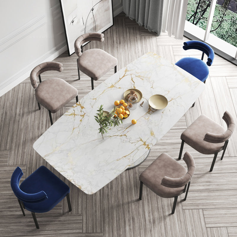 Contemporary Metal Indoor-Outdoor Room Chair Open Back Side Chair