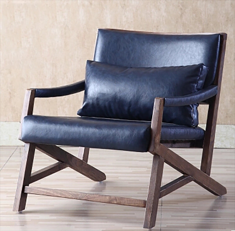 Traditional Style Kitchen Dining Chair Dining Arm Side Chair with Wooden Legs