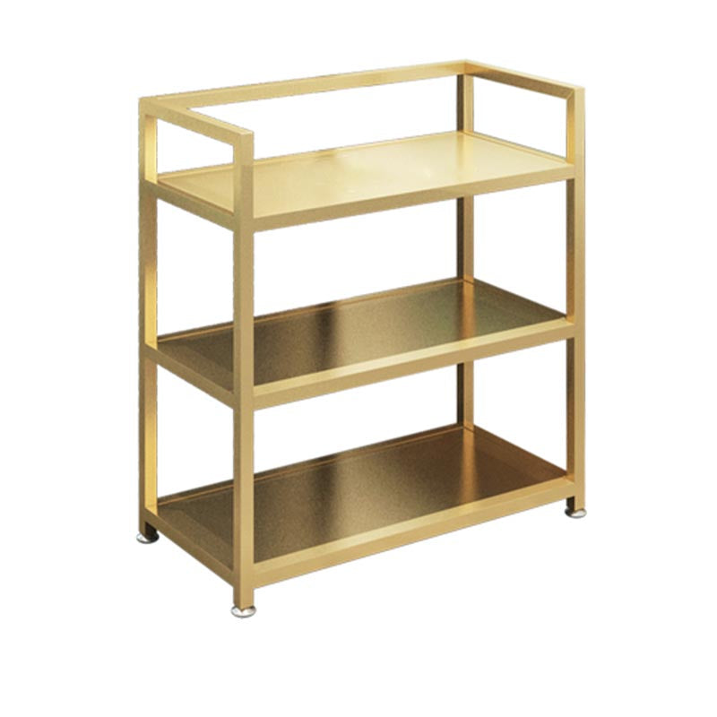 25.59"H Stationary Modern Prep Table Metal Rectangular Prep Table for Home Use