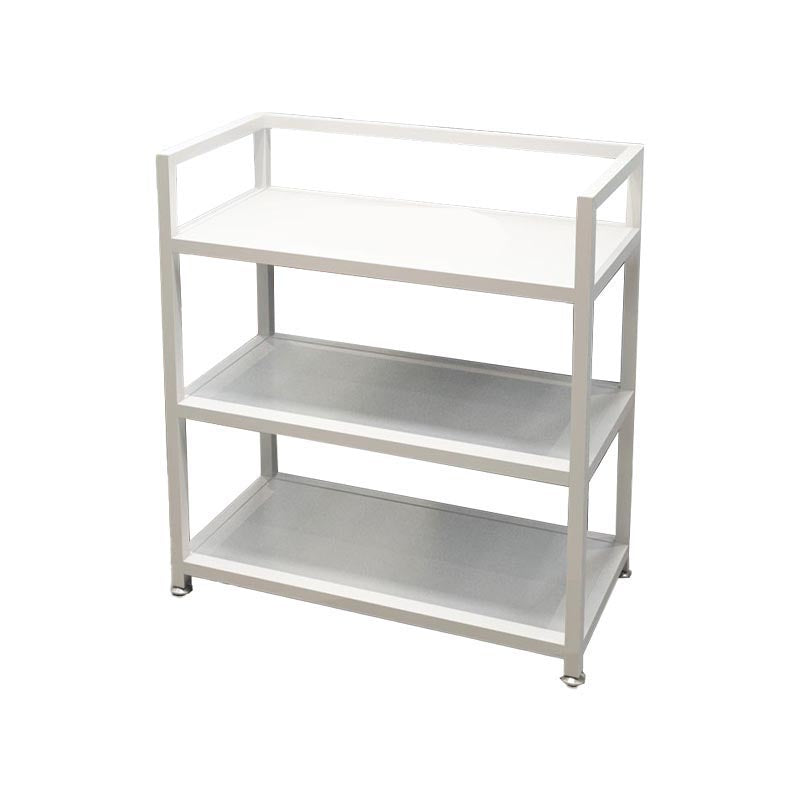 25.59"H Modern Stationary Prep Table Metal Rectangular Prep Table for Home Use