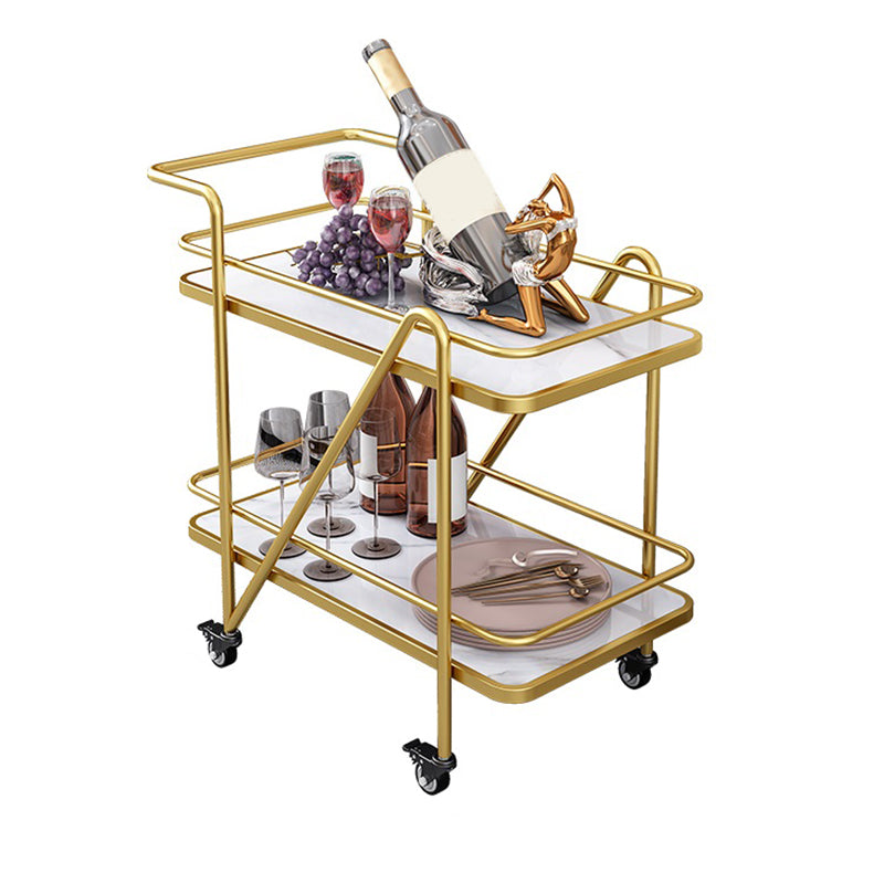 29.92"H Stationary Modern Prep Table Metal Rectangular Prep Table for Home Use