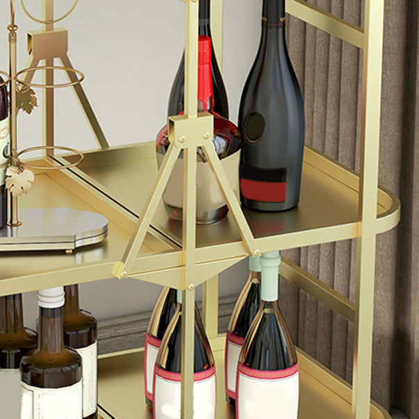 Contemporary 35.43"H Folding Prep Table Rectangular Metal Prep Table for Dining Room