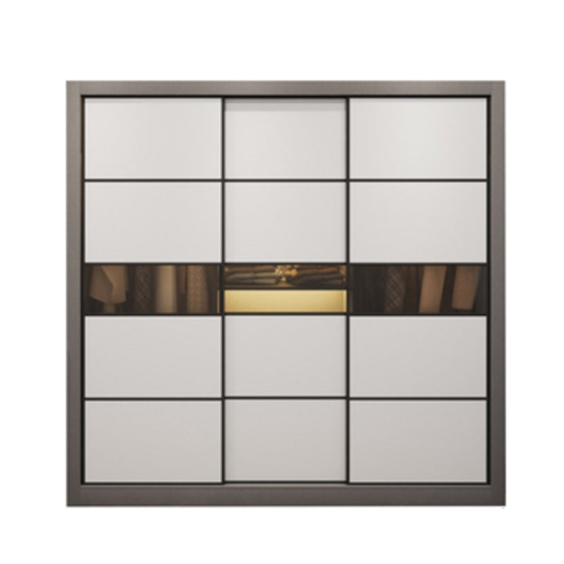 Contemporary Wardrobe Closet Engineered Wood Wardrobe Cabinet