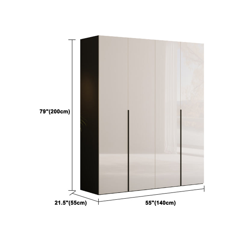 Engineered Wood Wardrobe Closet Contemporary Hinged Wardrobe Armoire