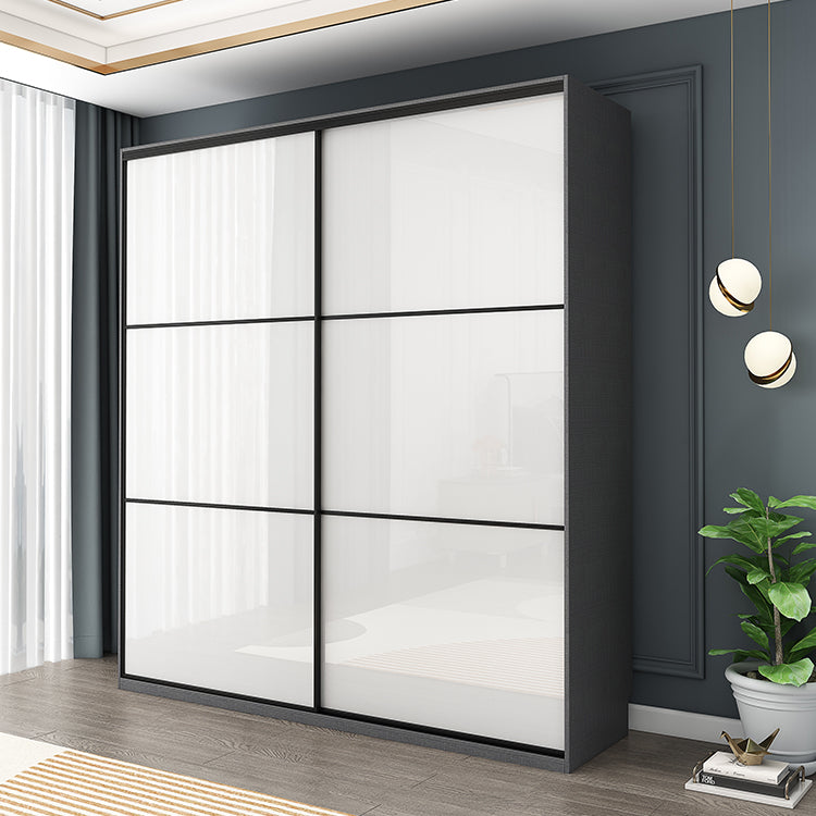 Sliding Engineered Wood Wardrobe Closet Modern Wardrobe Armoire