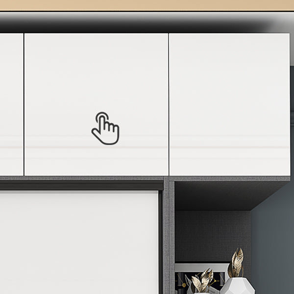 Sliding Engineered Wood Wardrobe Closet Modern Wardrobe Armoire