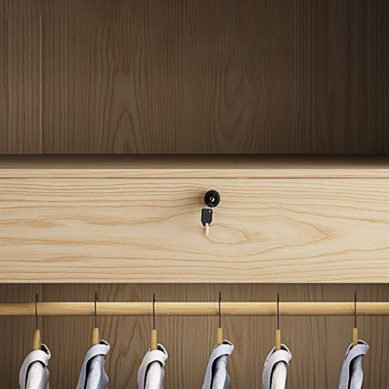 Engineered Wood Wardrobe Armoire Contemporary Wardrobe Cabinet